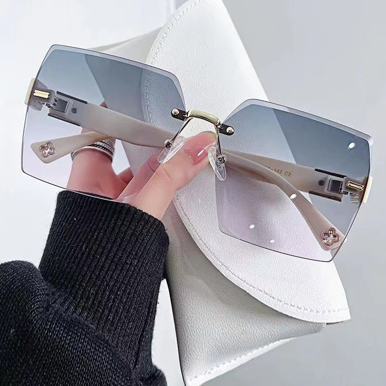 Oversized Geometric Shield Sunglasses Kalsten