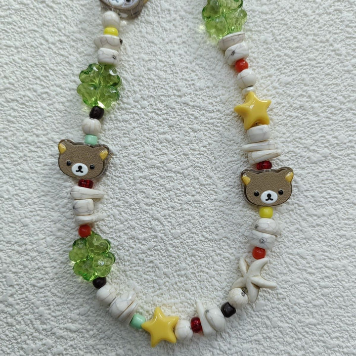 Fun-Themed Beaded Keychain Holder Kalsten