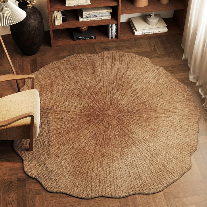 Round Handcrafted Area Rug