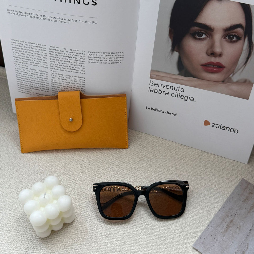Oversized Retro Frame Sunglasses Kalsten