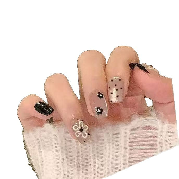 Artistic Floral and Geometric Press-On Nails Kalsten