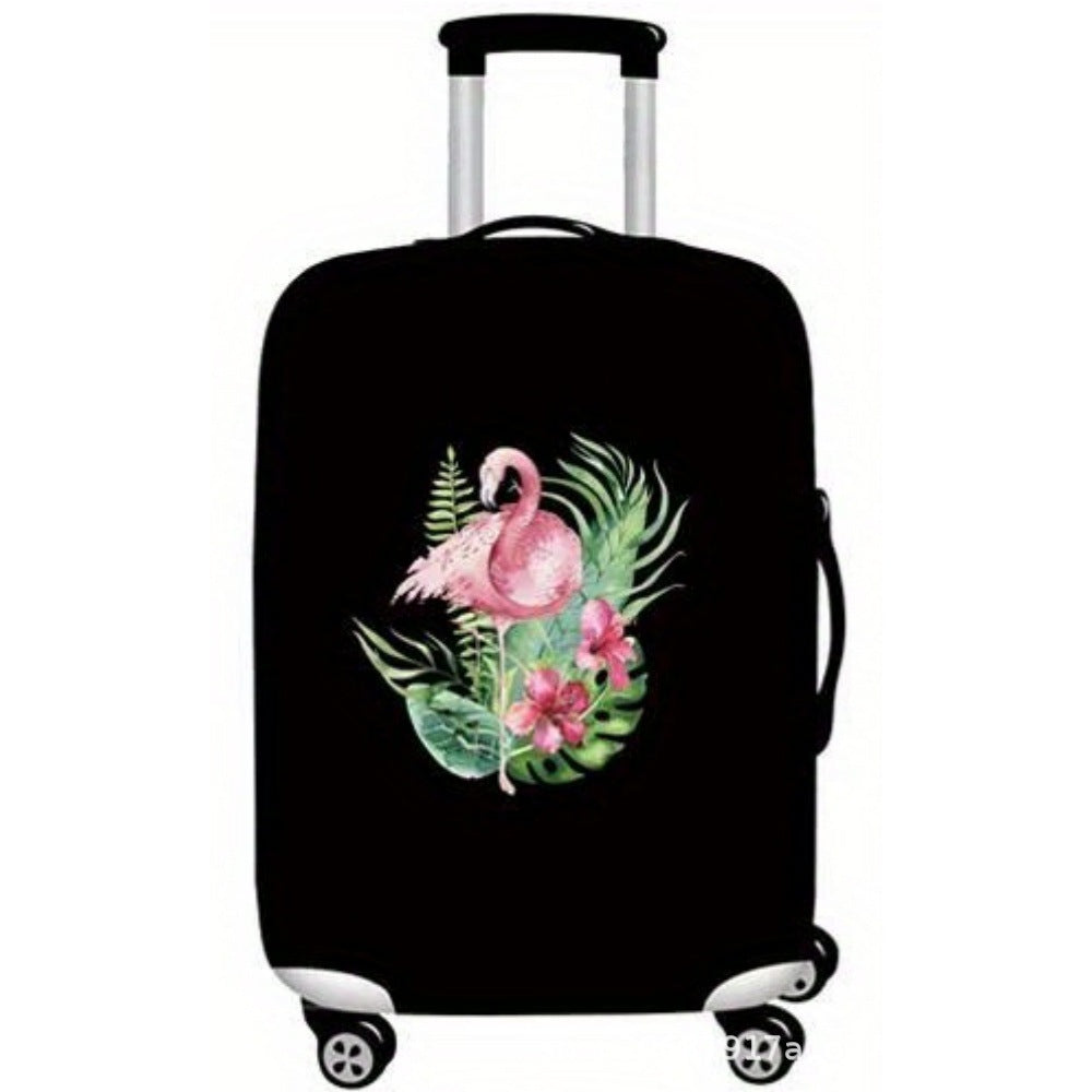 Women's Hardshell Travel Suitcase with Eye-Catching Flamingo Design Kalsten