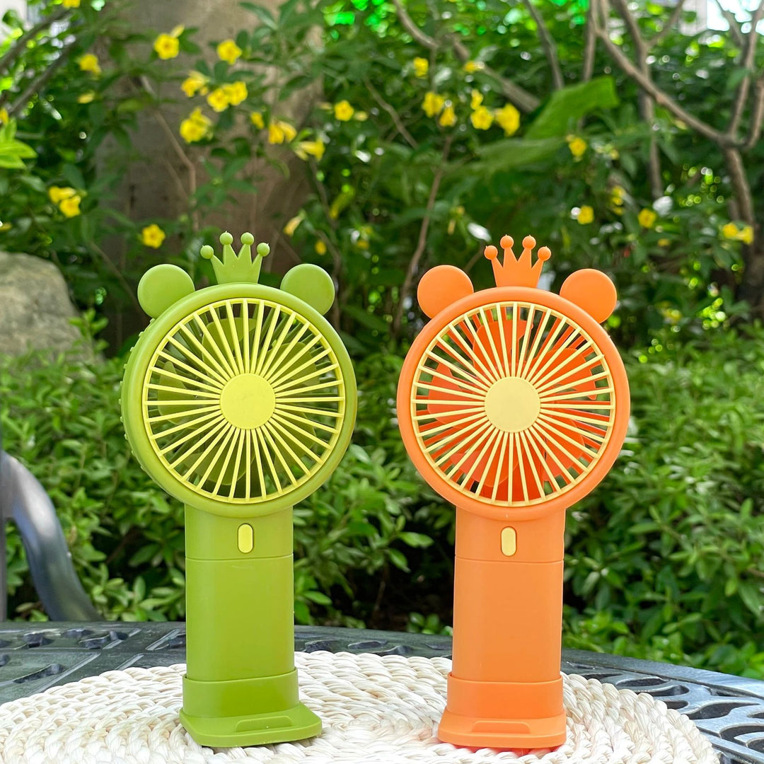 Ladies Portable Handheld Fan with Creative Flower Design Kalsten