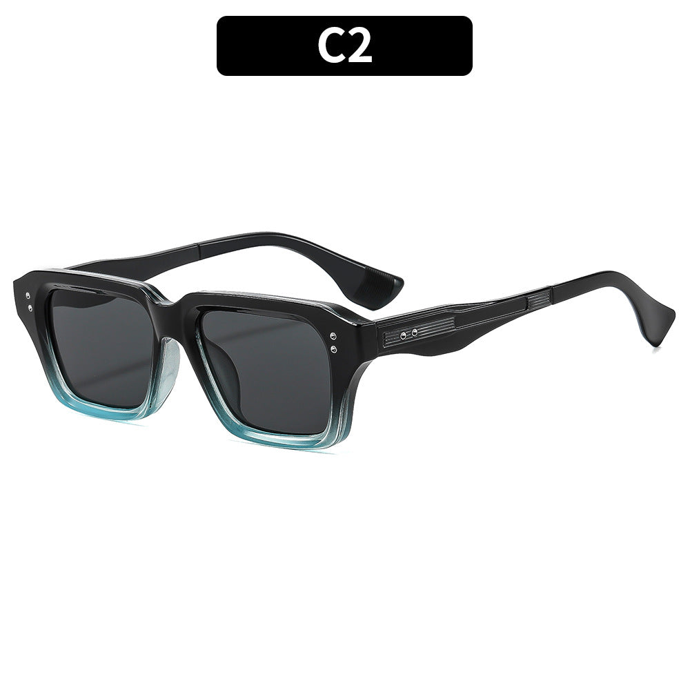 Vintage-Inspired Oversized Square Sunglasses