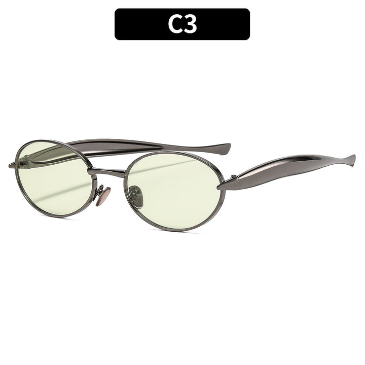 Elegant Oval Frame Eyewear