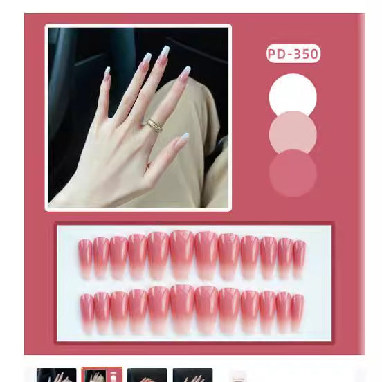 Elegant Gradient Press-On Nail Tips Kalsten