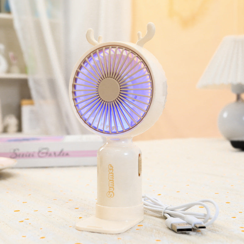 Women's Portable Hand Fan with Cute Ears Kalsten