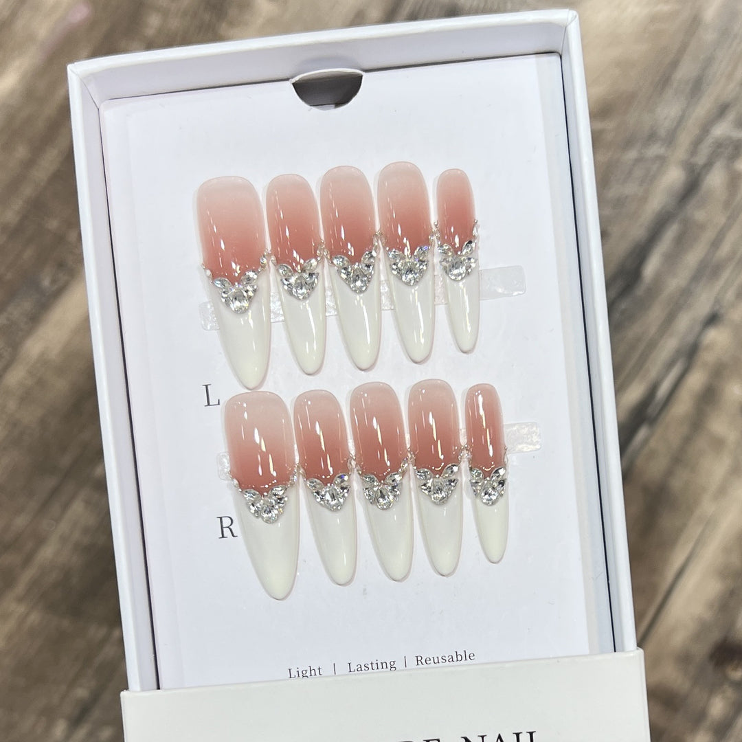Elegant Stiletto Press-On Nail Art Set Kalsten