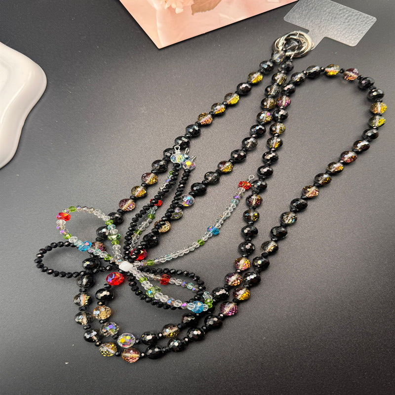 Multi-Strand Beaded Eyewear Necklace Kalsten