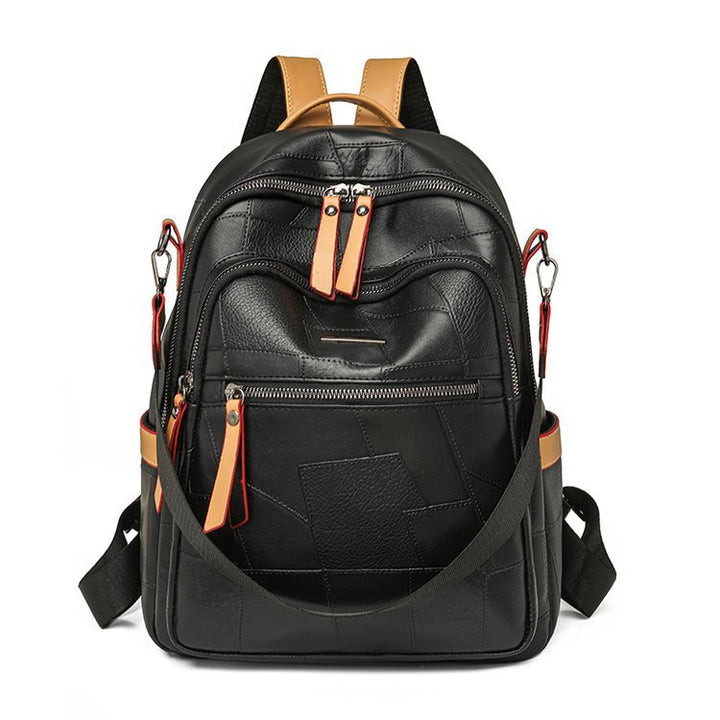 Versatile Multi-Functional Leather Backpack Kalsten