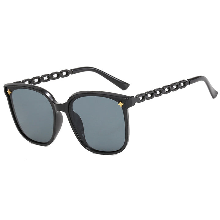 Women's fashionable sunglasses with trendy chain frame Kalsten