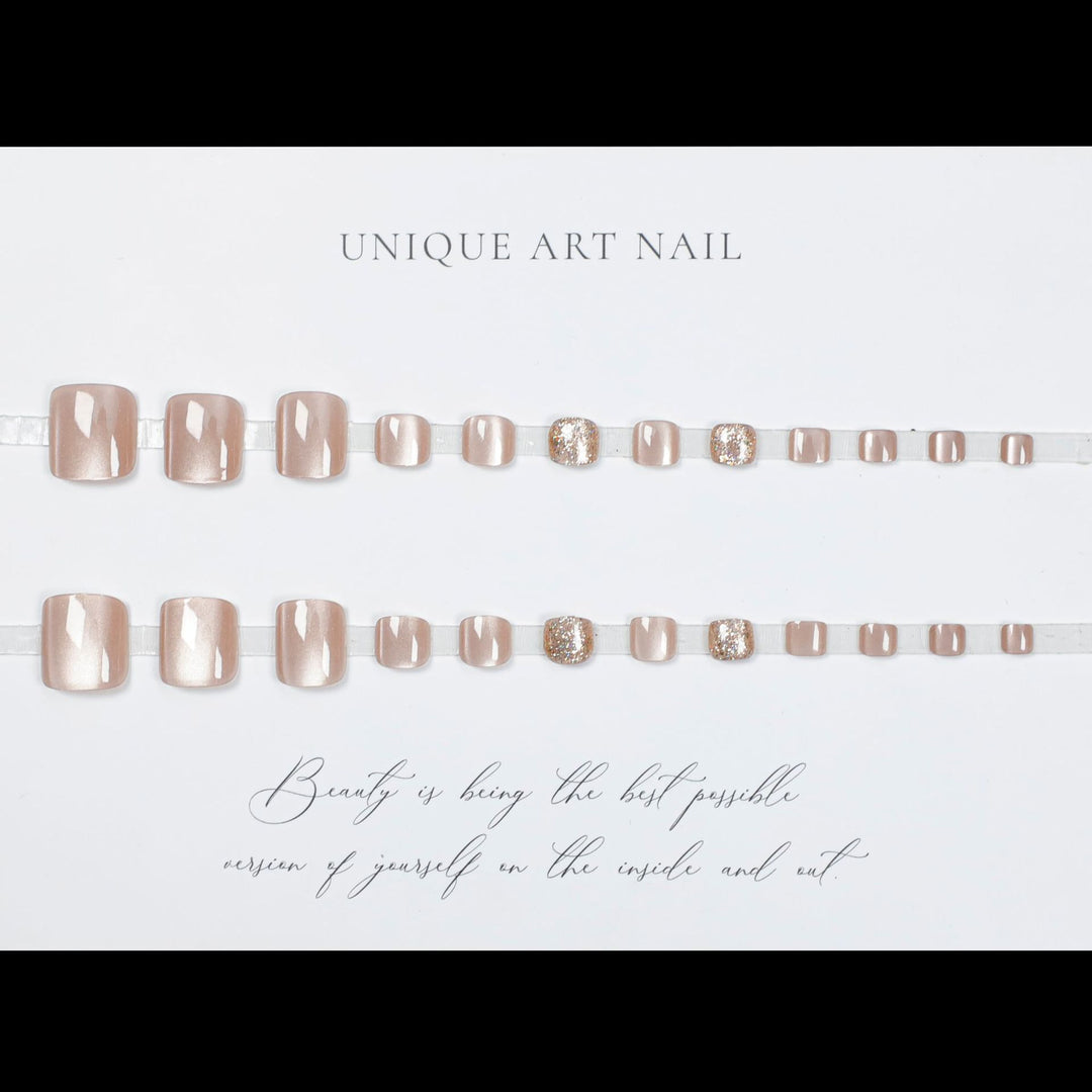 Decorative Gem-Studded Toe Nail Art Kalsten