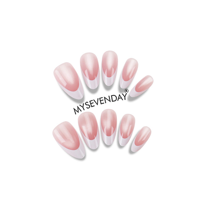 Elegant French Tip Nail Set Kalsten