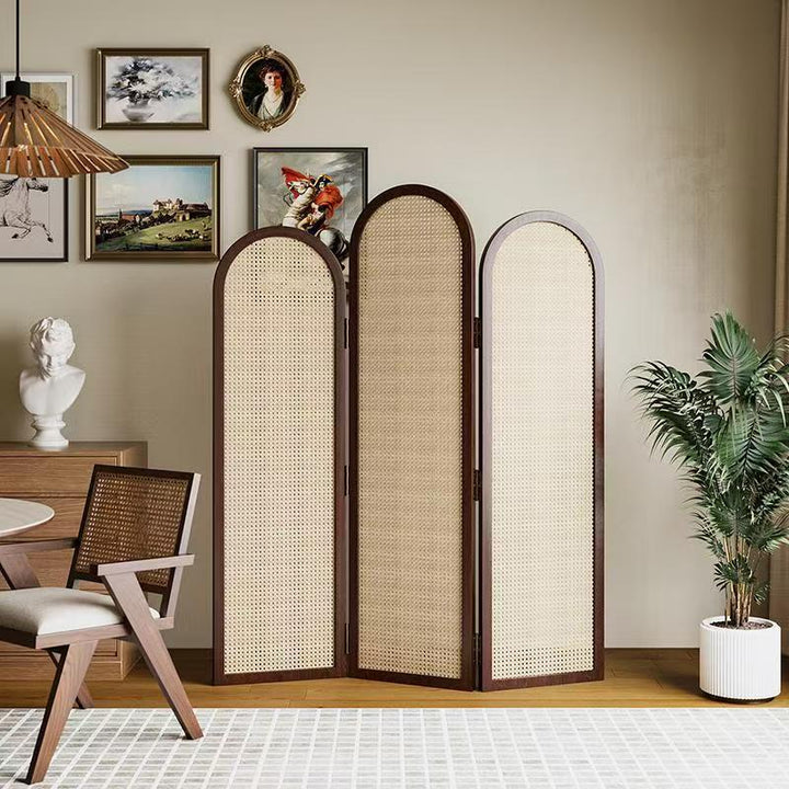 Elegant Rattan Room Divider Kalsten