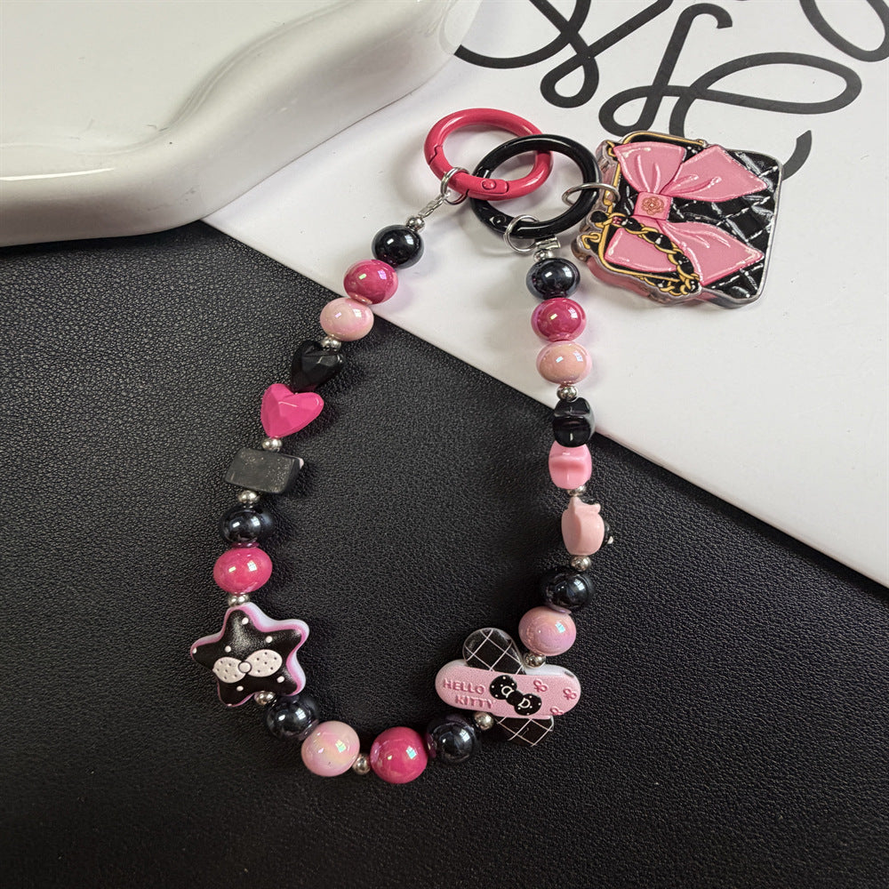 Decorative Beaded Charm Keychain Kalsten 1790135826