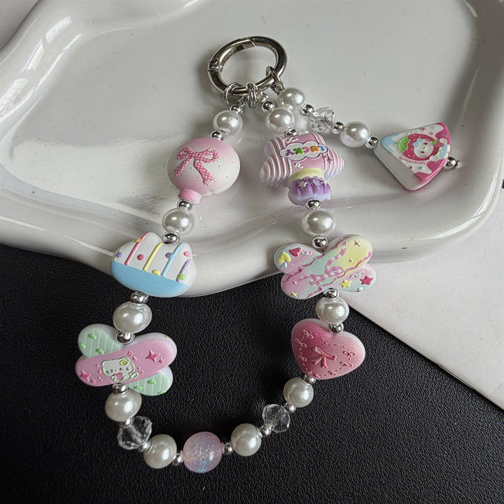 Cute Beaded Charm Keychain Kalsten