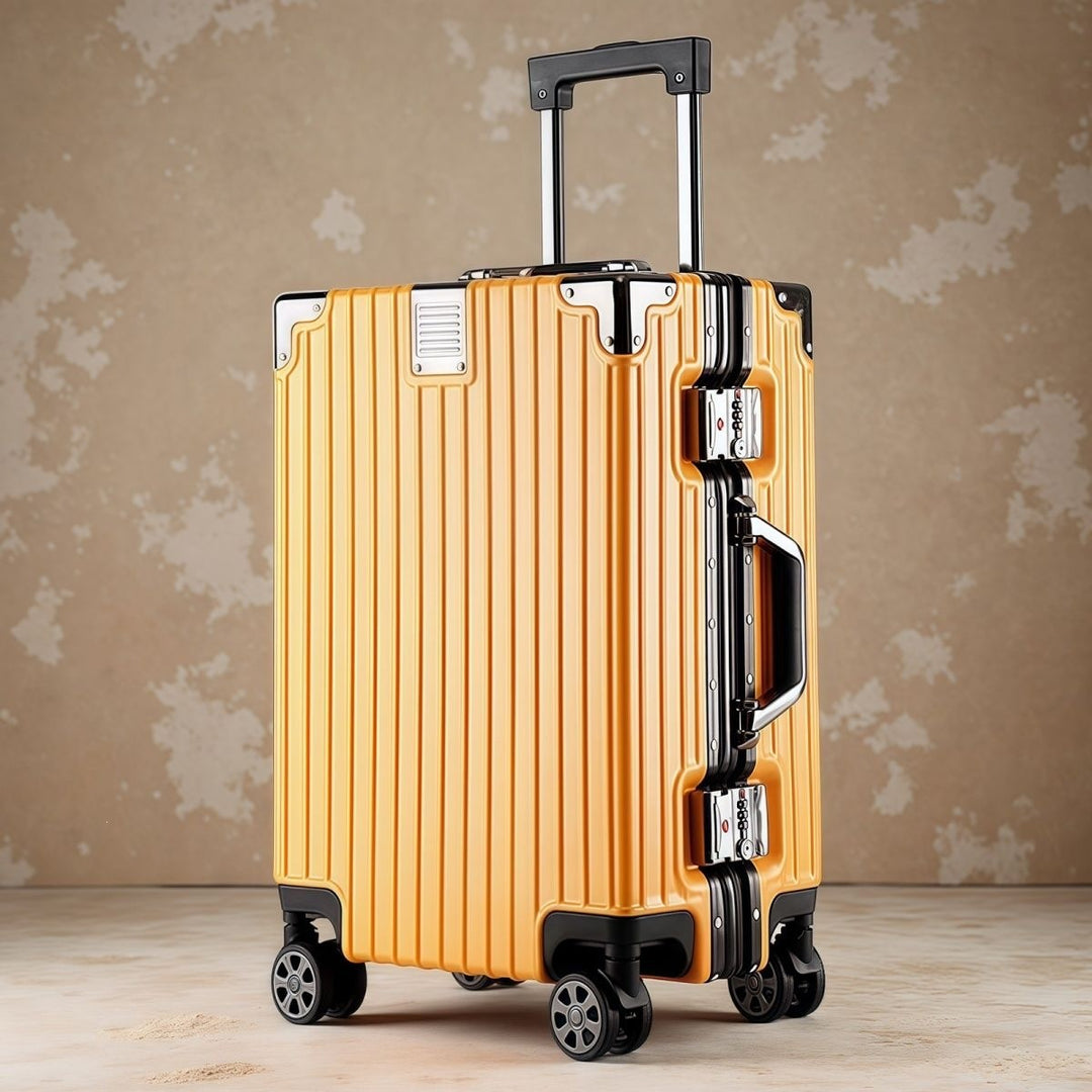 Hard Shell Trolley With Double Safety Lock And Silent 360-Degree Wheels Kalsten