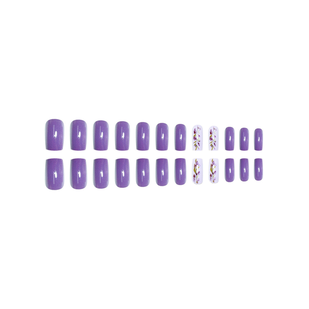 Floral Nail Art Press-On Extensions Kalsten