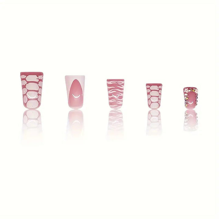 Artistic Glossy Press-On Nail Extensions Kalsten
