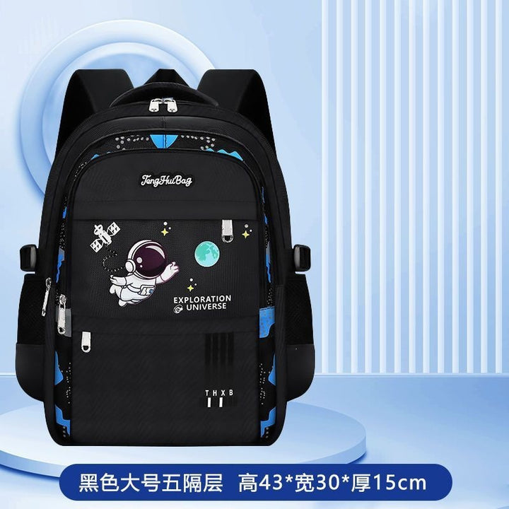 Backpack with Creative Astronaut Motif and Versatile Compartment Equipment Kalsten