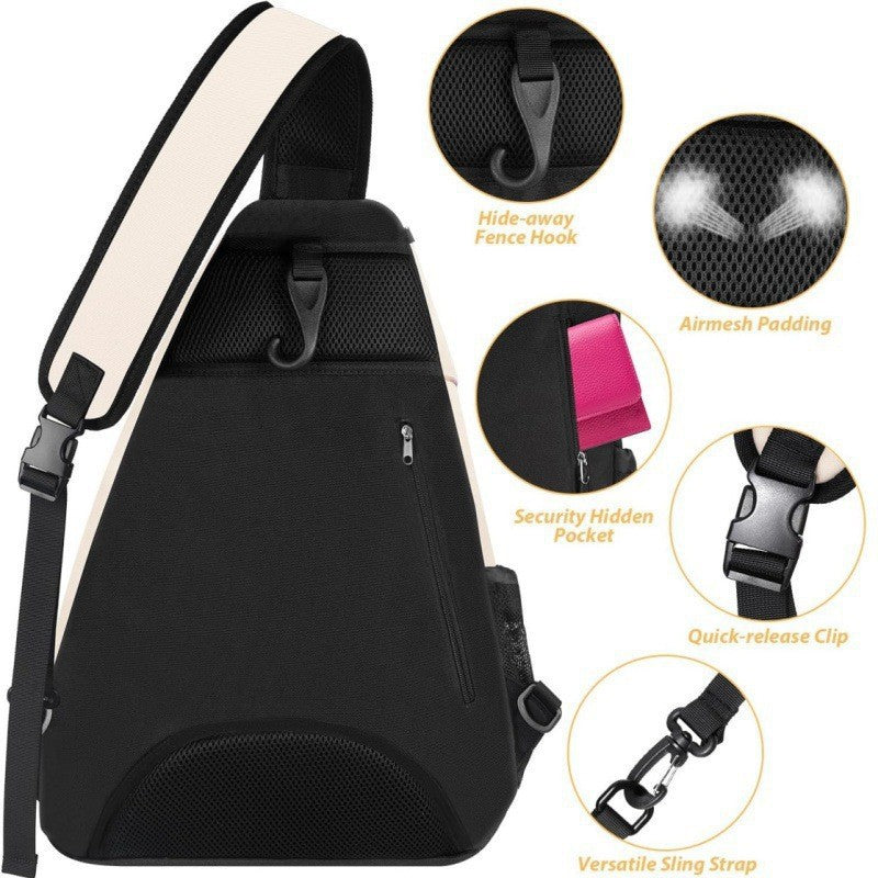 Tennis Racket Sling Bag Kalsten