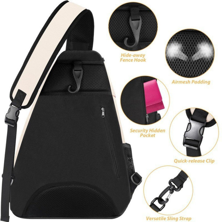Tennis Racket Sling Bag Kalsten