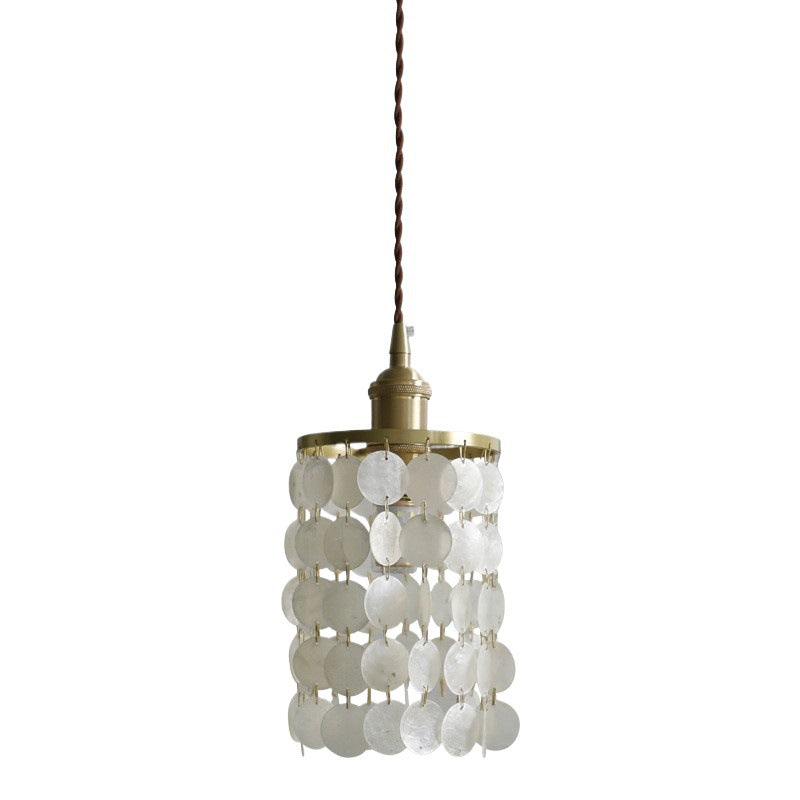 Vintage-Style Glass Pendant Light