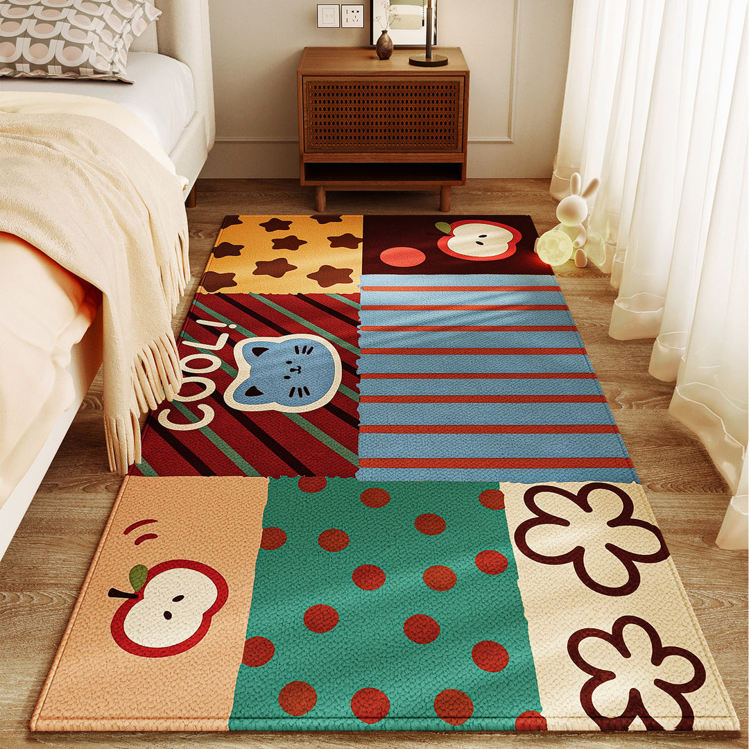 Playful Patchwork Area Rug