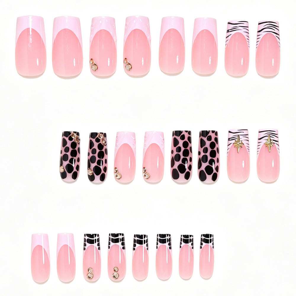 Creative Abstract Press-On Nail Art Set Kalsten