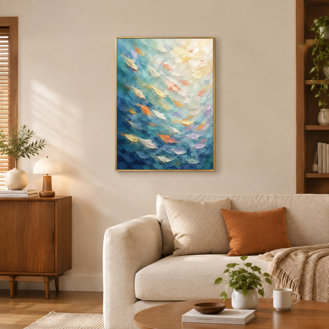 Abstract Expressionist Canvas Wall Art Decor