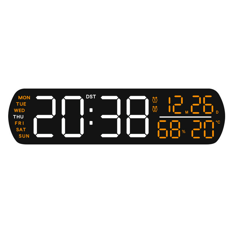 Digital wall clock with temperature and hygrometer display Kalsten
