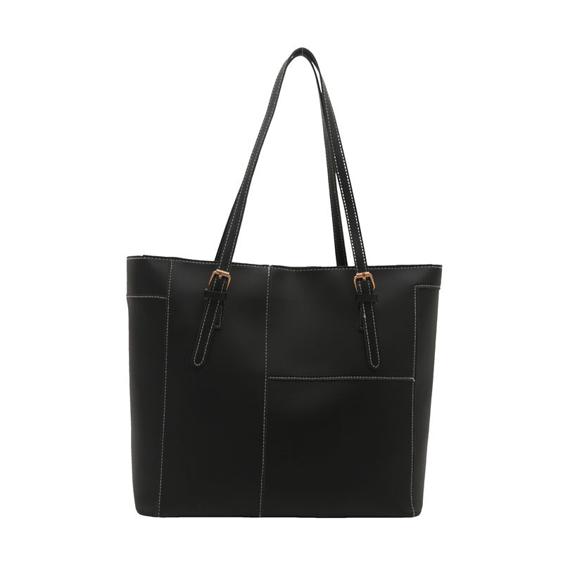 Elegant Structured Leather Tote Bag