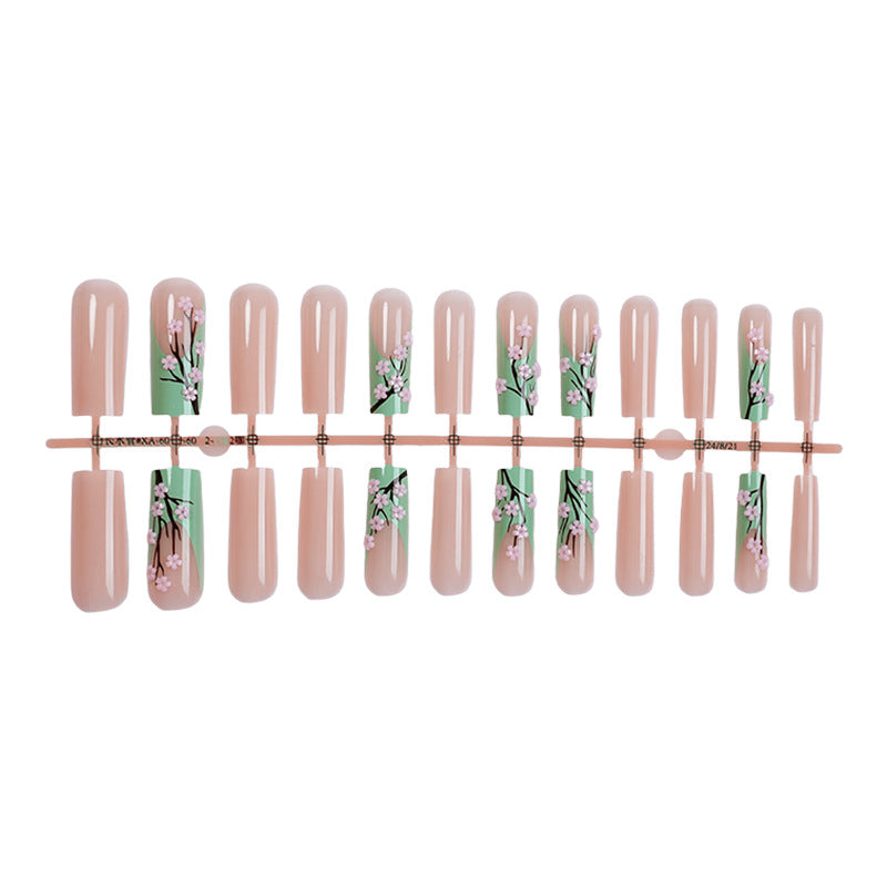 Floral Design Press-On Nails Set Kalsten