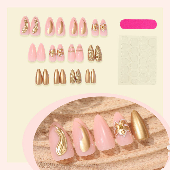 Premium Decorative Press-On Nail Set Kalsten