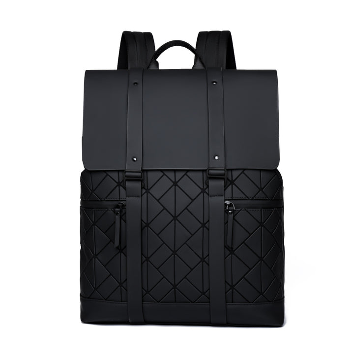 Geometric Pattern Rolltop Backpack Kalsten
