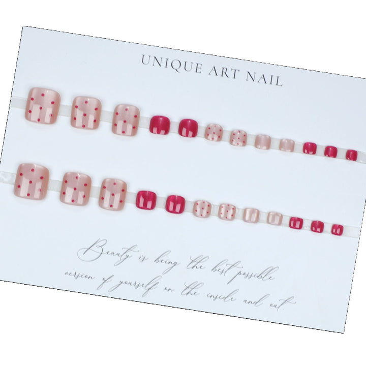 Trendy Press-On Toe Nail Art Kalsten