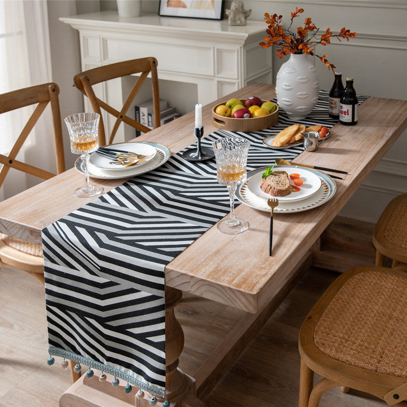 Modern Geometric Table Runner