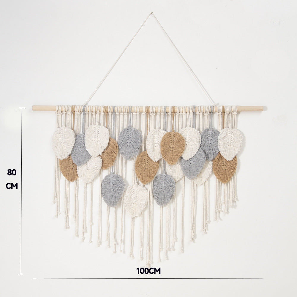 Woven Leaf Wall Décor