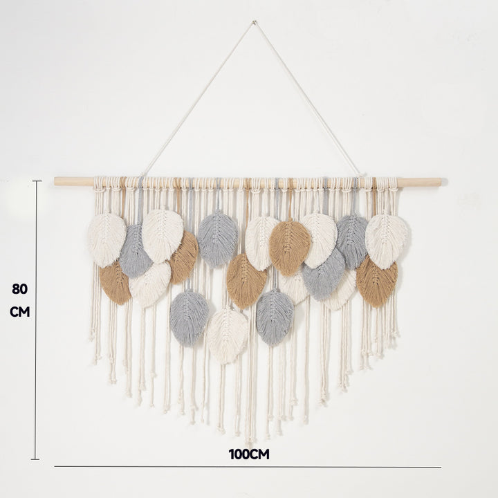 Woven Leaf Wall Décor