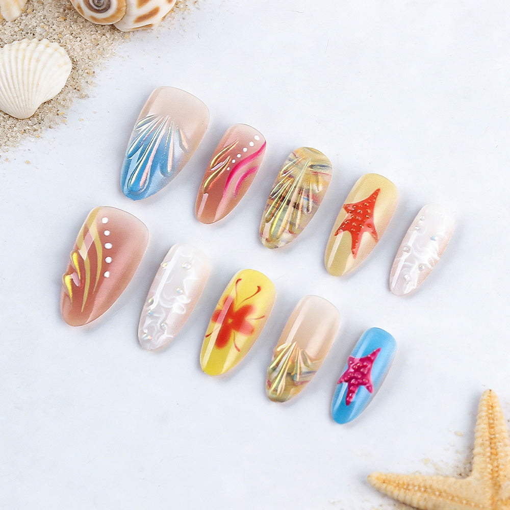 Decorative Press-On Nail Art Set Kalsten