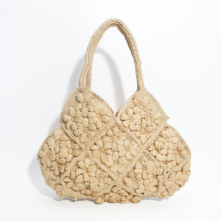 Handcrafted crossbody bag with floral decorative embroidery Kalsten