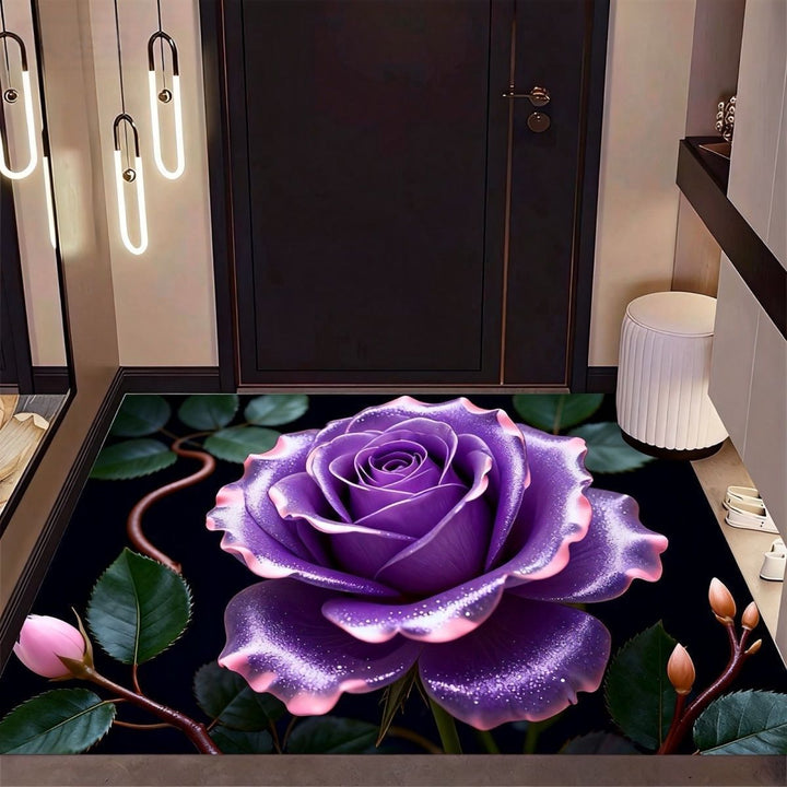 Floral Design Area Rug
