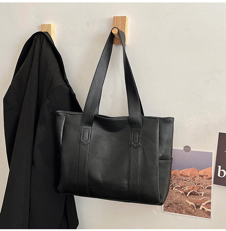 Casual Leather Everyday Tote