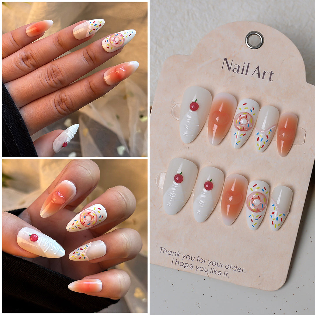 Decorative Press-On Nails Set Kalsten