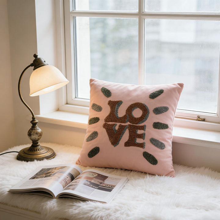 Flower-Shaped Decorative Cushion