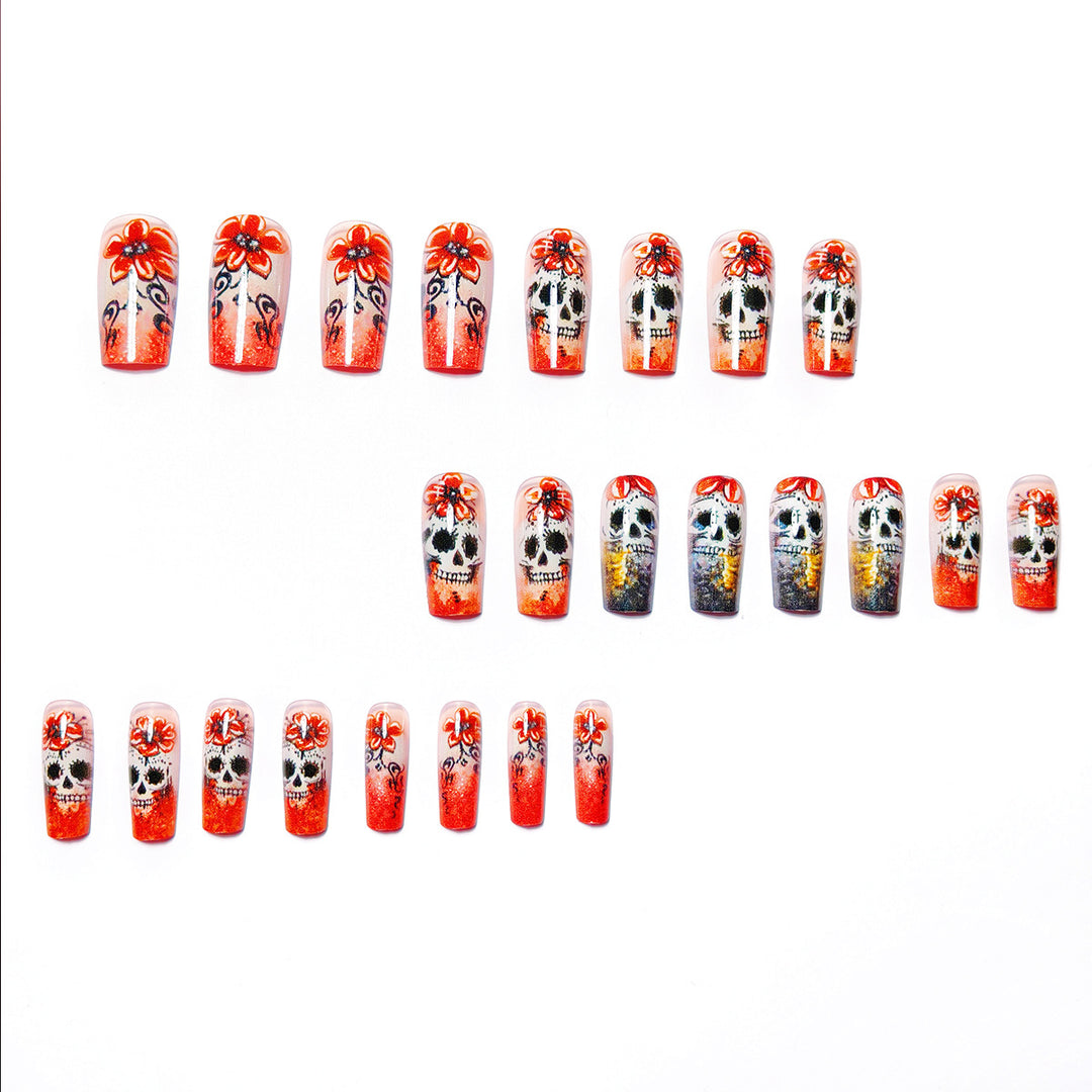 Art Nails in Creative Skull Design Kalsten