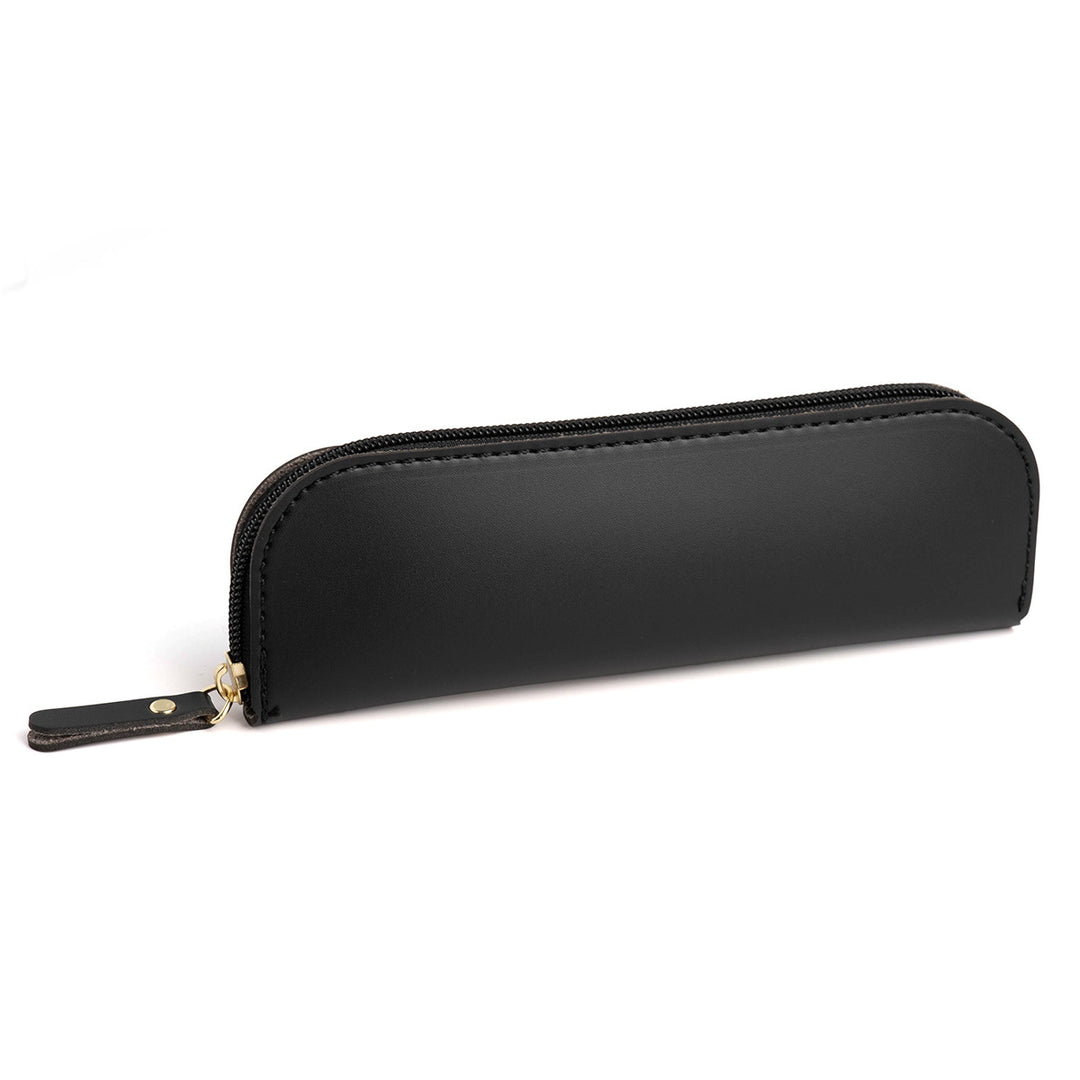 Zippered Leather Pencil Case Kalsten