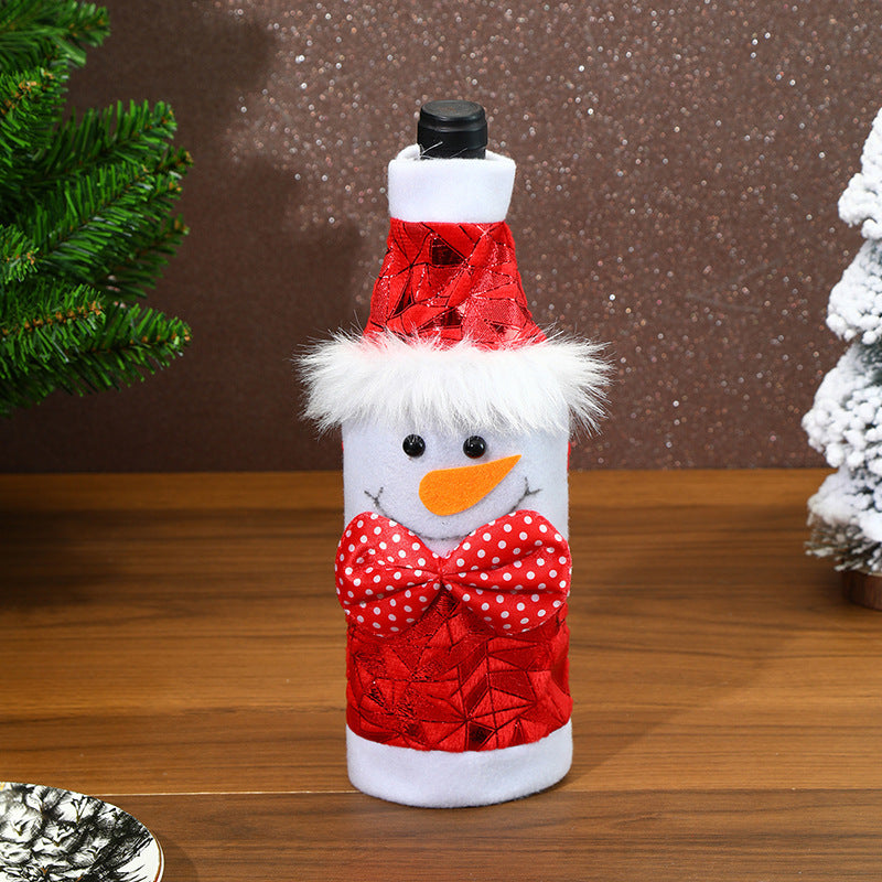 Decorative wine bottle cover in Santa Claus design Kalsten