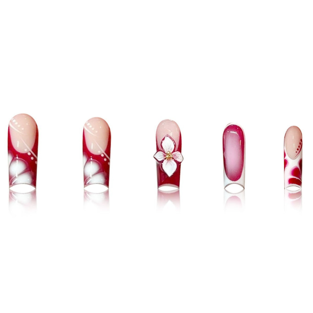Floral Nail Art Extensions Kalsten