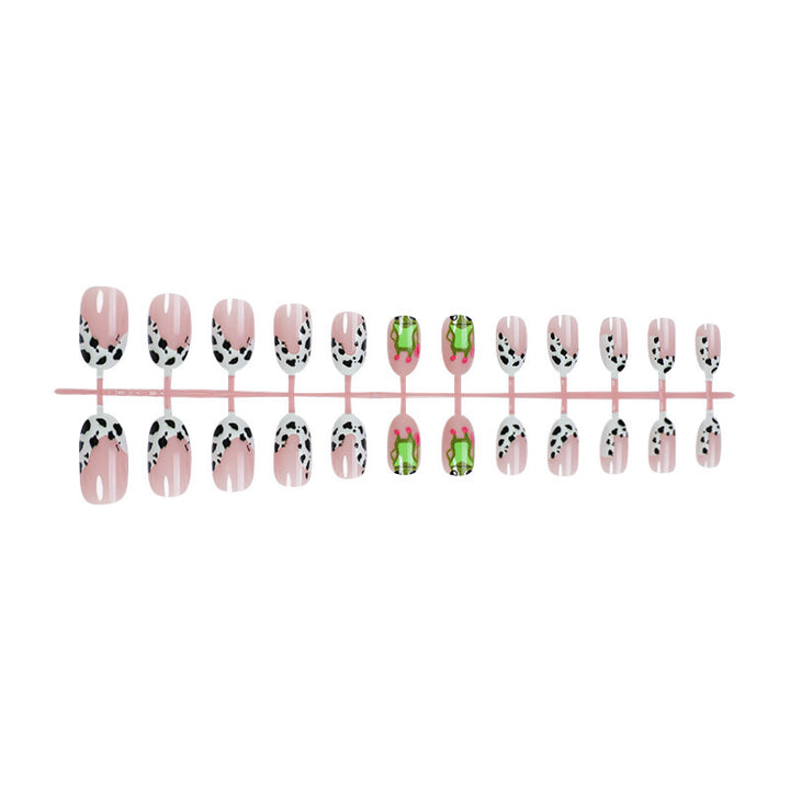 Artistic Animal-Themed Press-On Nail Set kalsten